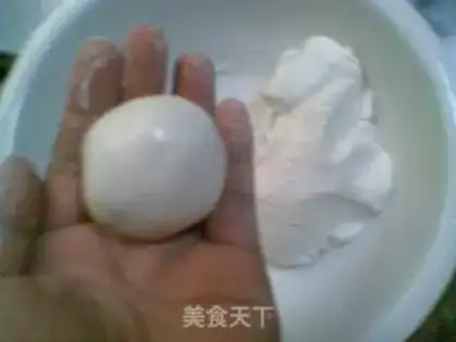 Make Purple sweet potato glutinous rice balls step 6