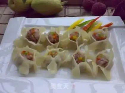Make Five-star dumplings step 2