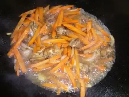 Make Xinjiang pilaf step 8