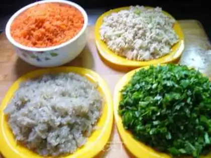 Make Home-style vegetarian bag step 0