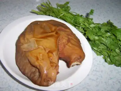 Make red oil belly silk step 0