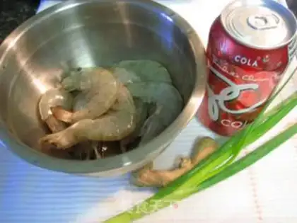 Make Cola shrimp step 0