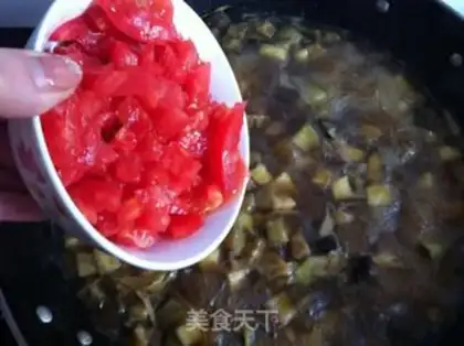 Make noodles with minced step 7