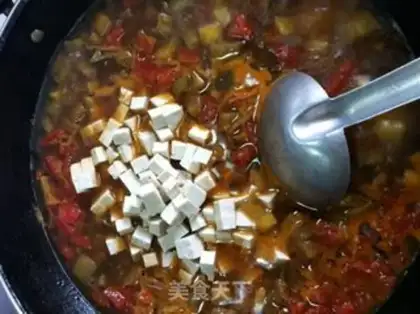 Make noodles with minced step 8
