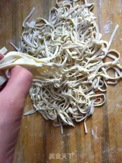 Make noodles with minced step 9