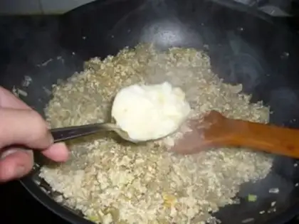 Make Home-style vegetarian bag step 5
