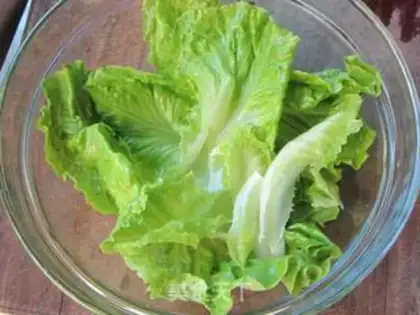 Make lettuce steak with pimples step 10