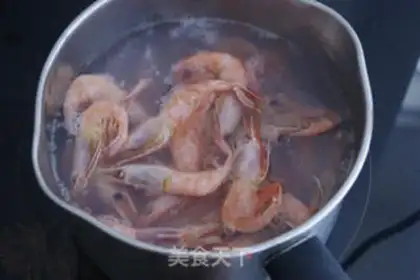 Make Finger sucking tea fragrant Arctic shrimp step 5