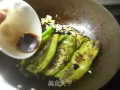 Make Sweet and sour tiger skin pepper step 5