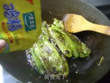 Make Sweet and sour tiger skin pepper step 6