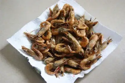 Make Finger sucking tea fragrant Arctic shrimp step 12