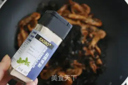 Make Finger sucking tea fragrant Arctic shrimp step 14
