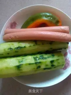 Make cucumber ham step 0