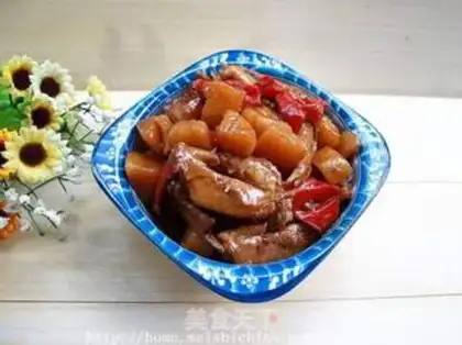 Make Braised fins with spicy potatoes step 9