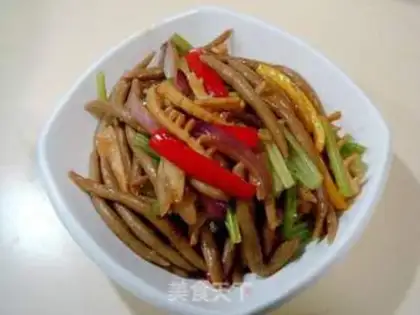 Make stir-fried buckwheat fish step 14