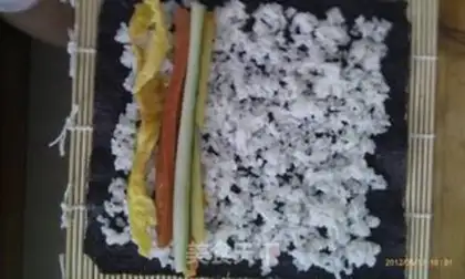 Make Homemade sushi step 9