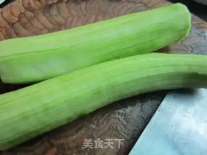 Make loofah soup step 0