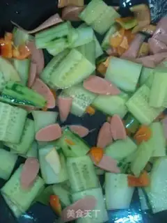 Make cucumber ham step 2
