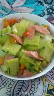 Make cucumber ham step 3
