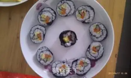 Make Homemade sushi step 11