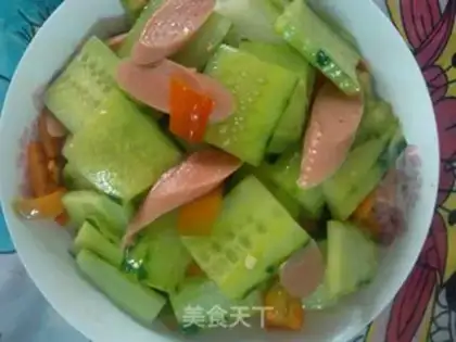 Make cucumber ham step 4