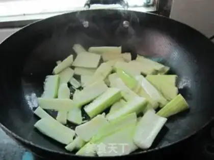 Make loofah soup step 2