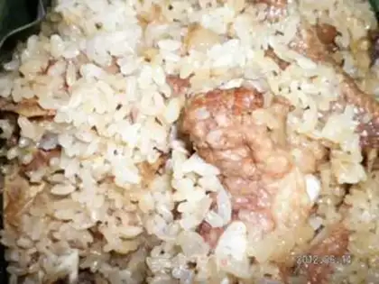 Make Steamed pork ribs with glutinous rice step 5
