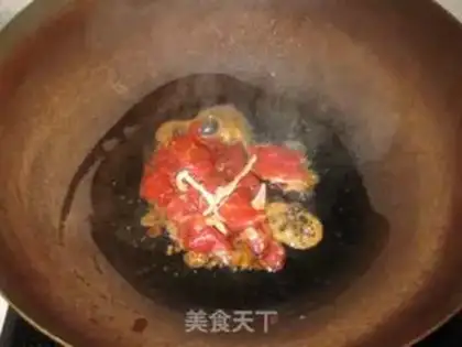 Make Stir fried beef with bitter gourd and bean drum step 3