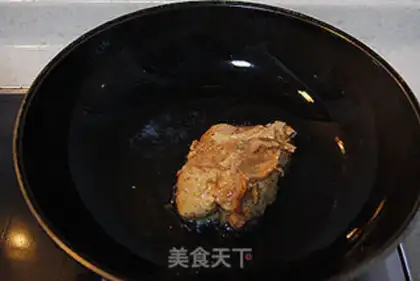 Make Korean kimchi cake step 4