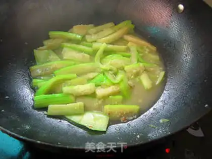 Make loofah soup step 4