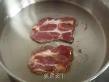 Make fried plum meat step 2