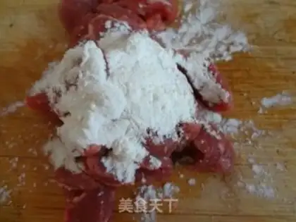 Make diced bean and olive vegetable step 3