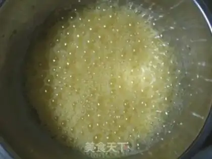 Make caramel pudding step 2