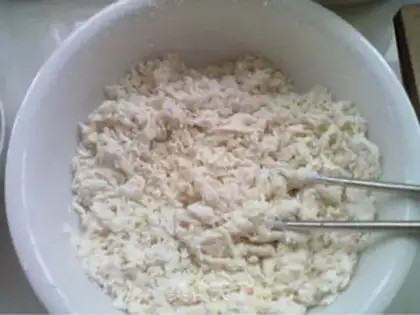 Make Fresh meat dumplings step 1