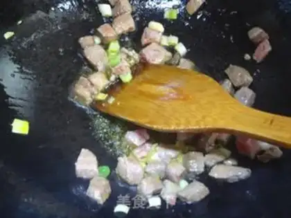 Make diced bean and olive vegetable step 5