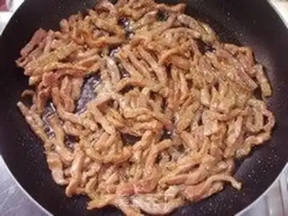Make Shredded beef with pepper step 2