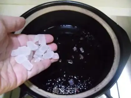 Make Black rice and coconut milk popsicles step 2