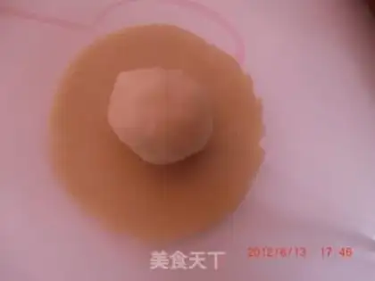 Make red bean cakes step 2