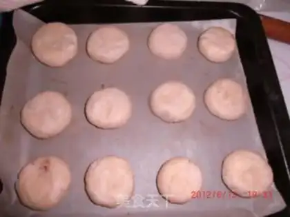 Make red bean cakes step 7