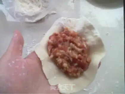 Make Fresh meat dumplings step 6