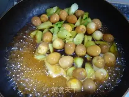Make Quail eggs with fish flavor step 6