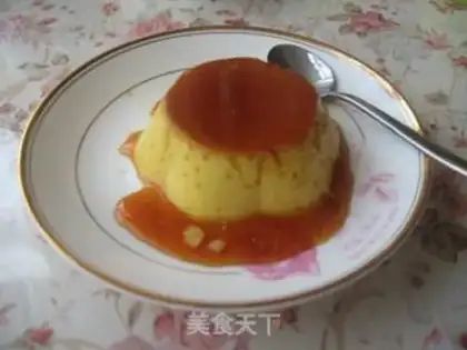 Make caramel pudding step 11