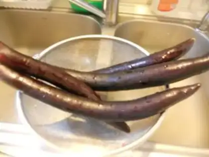 Make Hand-shredded eggplant step 0