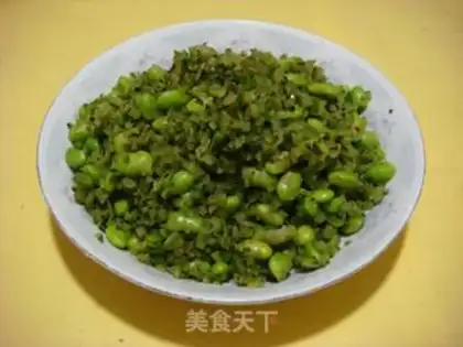 Make stir-fried edame with watermelon peel step 4