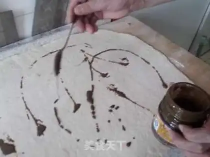 Make Sesame cakes with sesame sauce step 2