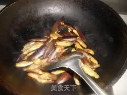 Make Hand-shredded eggplant step 3