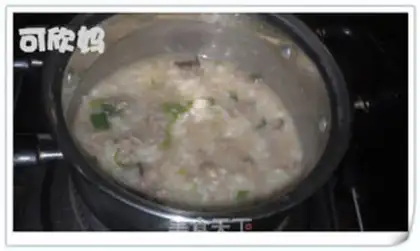 Make Nutritional duck porridge step 5