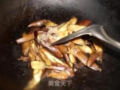 Make Hand-shredded eggplant step 4