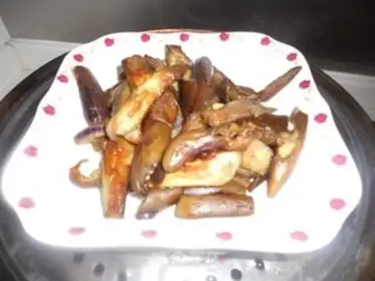 Make Hand-shredded eggplant step 5