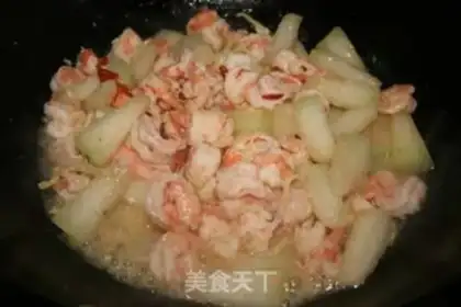 Make Shrimp and winter melon strips step 4